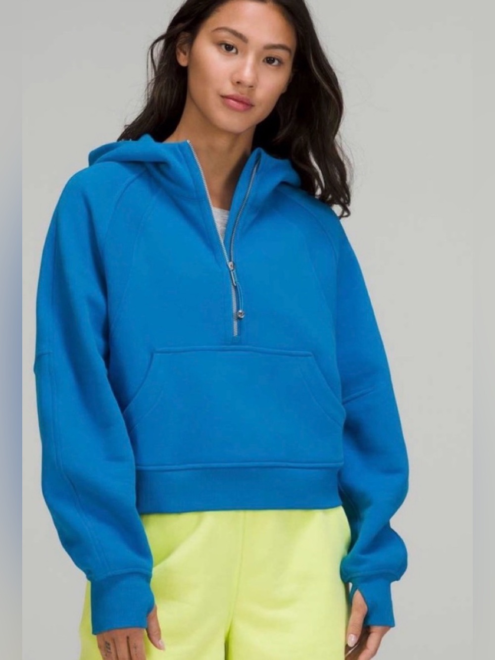 Lululemon Scuba Oversized Half-Zip Hoodie *Poolside* Size M/L